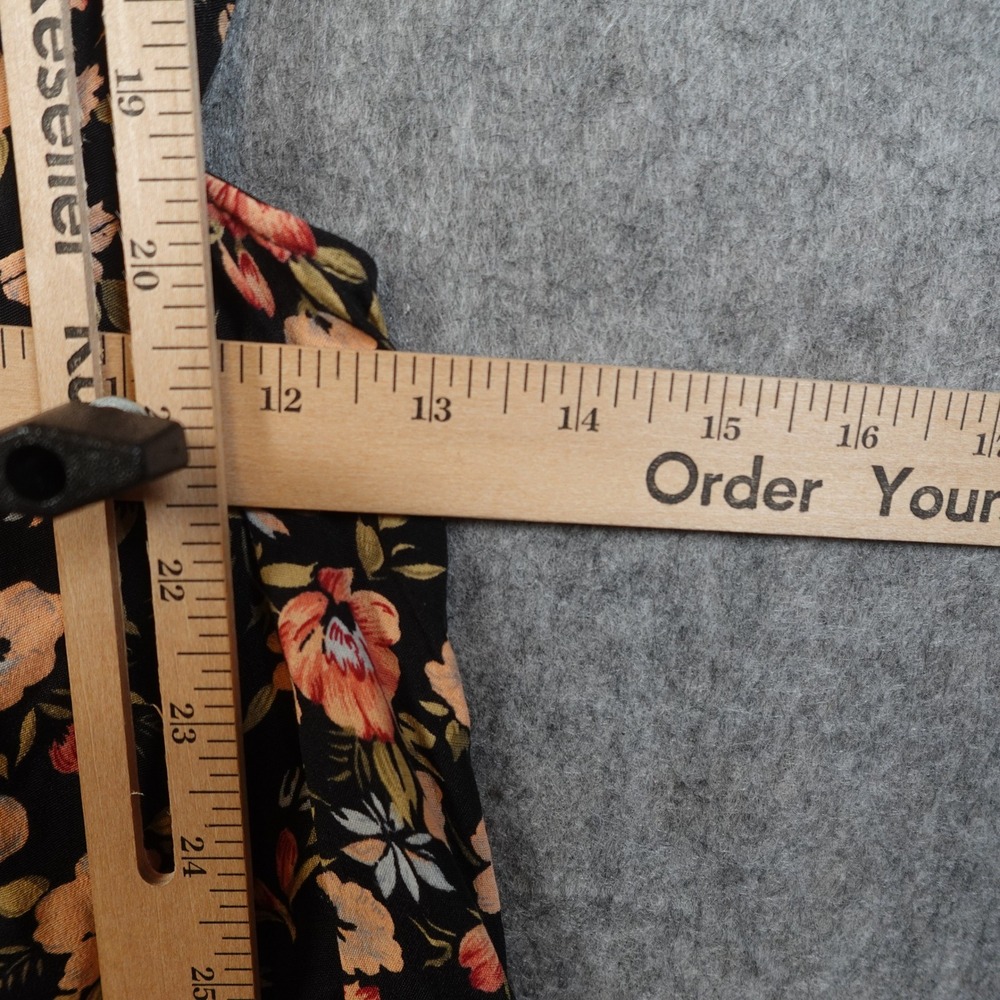Reformation Jumpsuit Women Small Floral Plunge Wide Leg Sleeveless Open Back - Picture 6 of 15